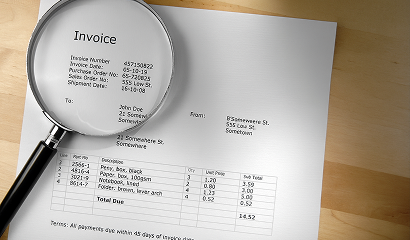 AI Invoice Matching workspace